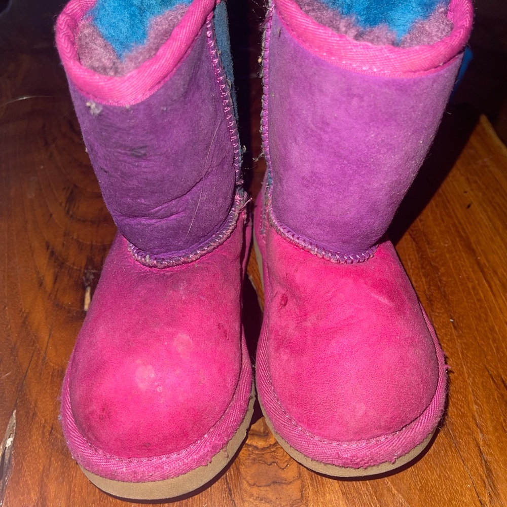 UGG toddler color block boots